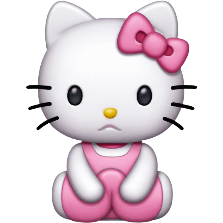 Sad hello kitty emoji