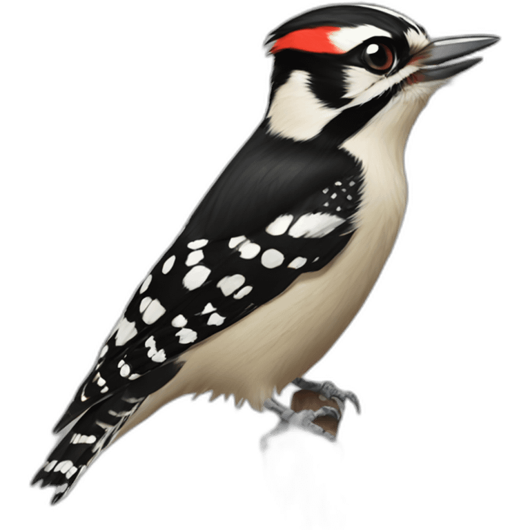 Downy woodpecker emoji