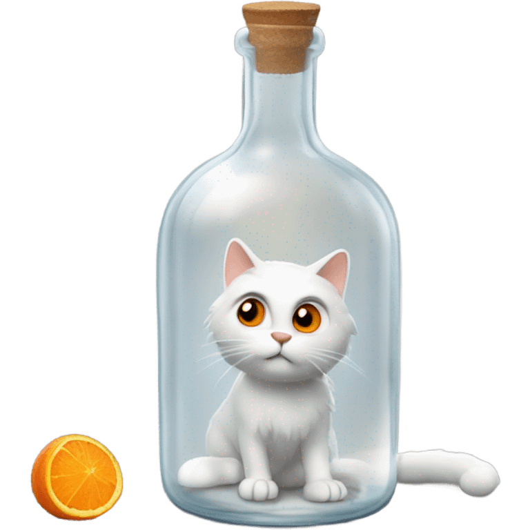 Cat genie in a bottle emoji