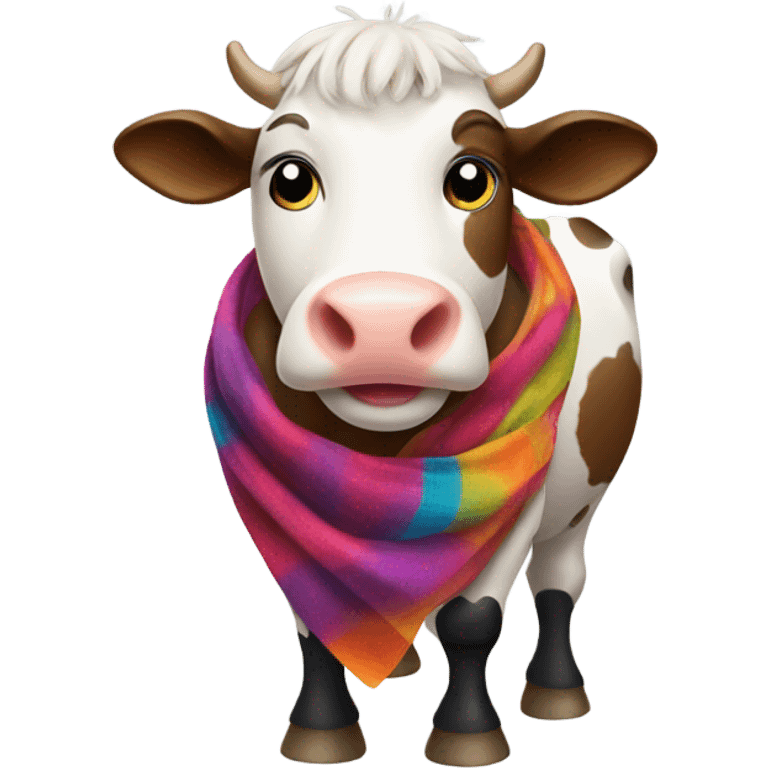 Cow I. Scarf emoji