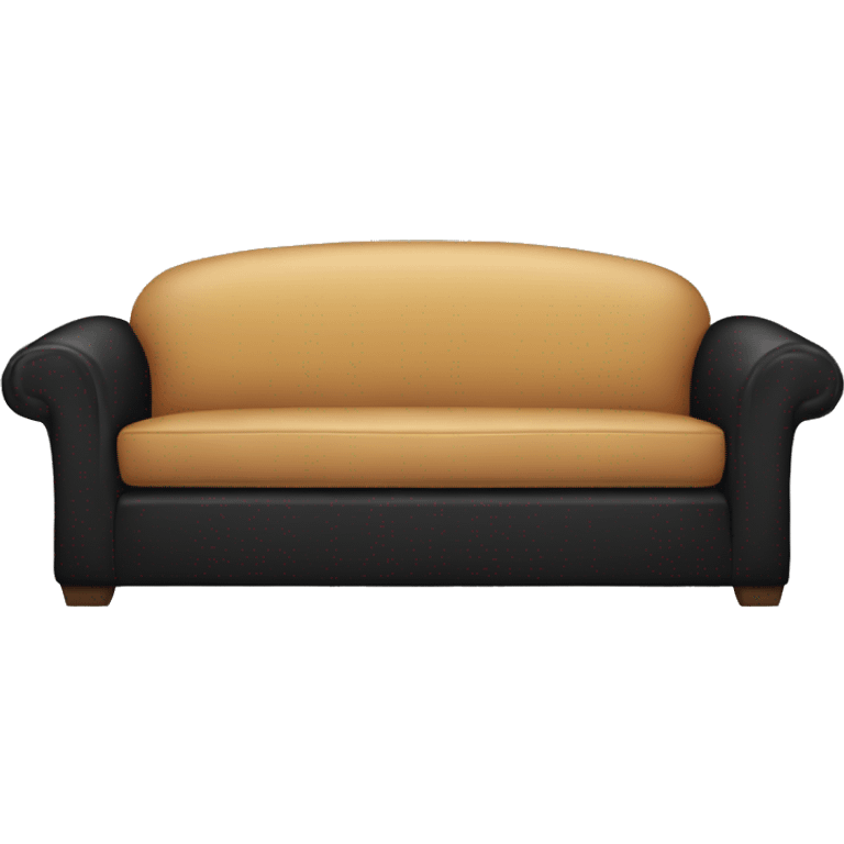 The black couch emoji