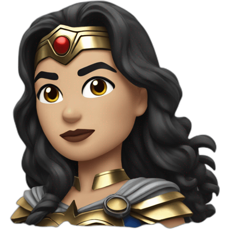 Batman Wonder woman emoji