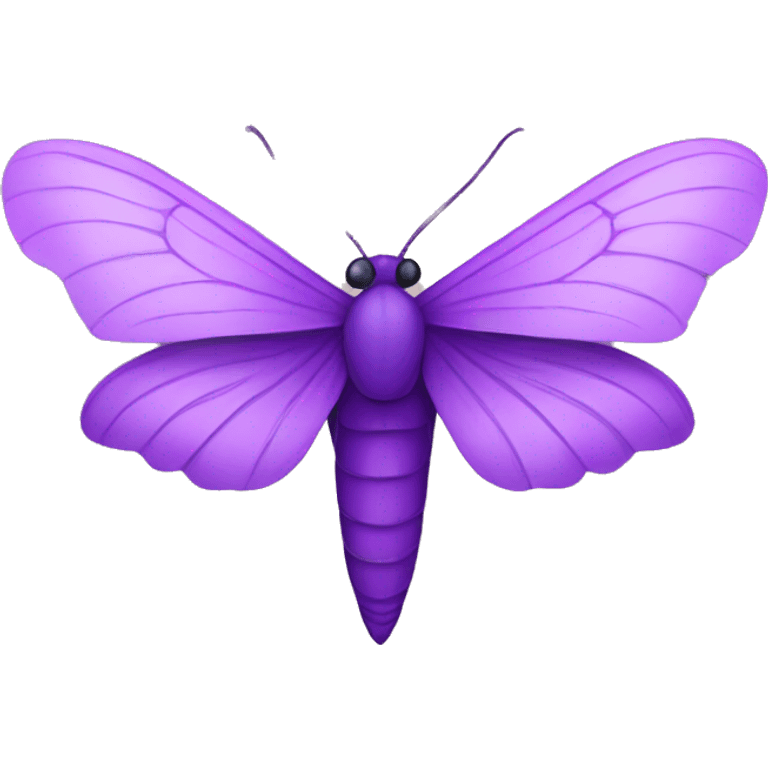 purple moth emoji