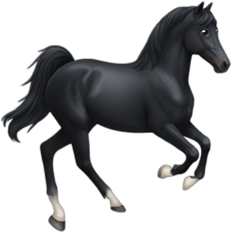 black horse emoji