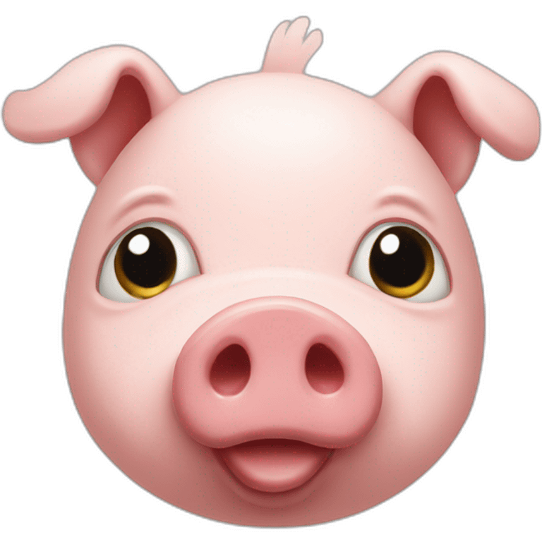 pig chicken hybrid emoji