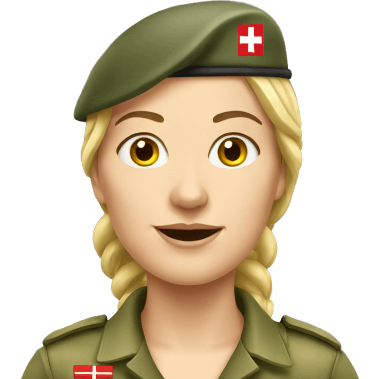 army woman swiss emoji