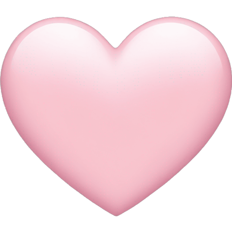 light pink heart emoji