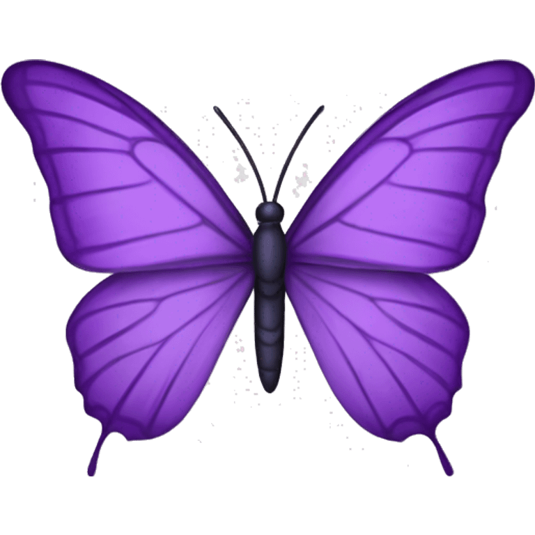 Mariposa de color morado claro  emoji