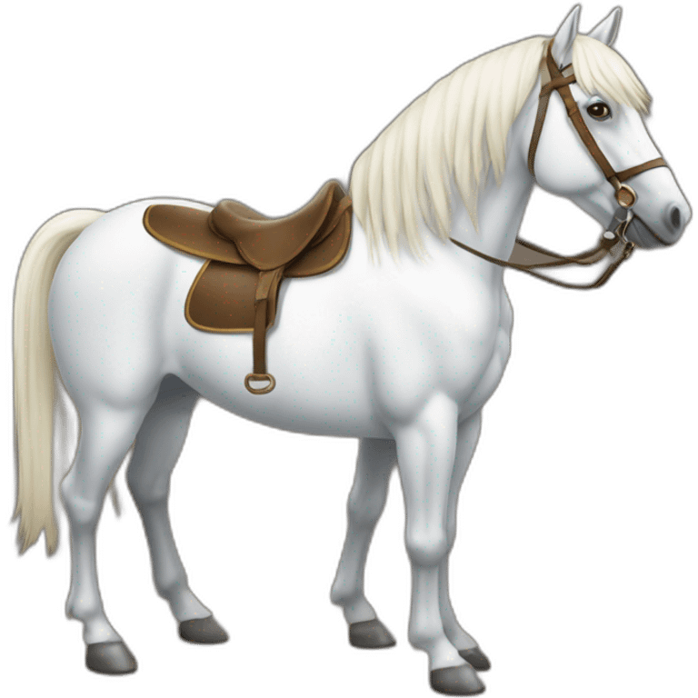 Cheval blanc emoji