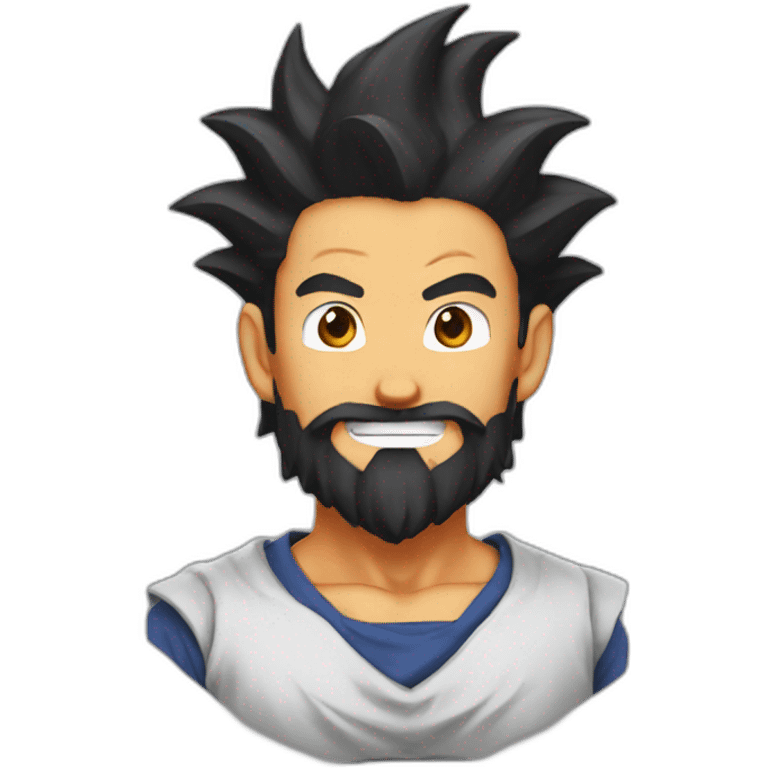 goku with a beard emoji