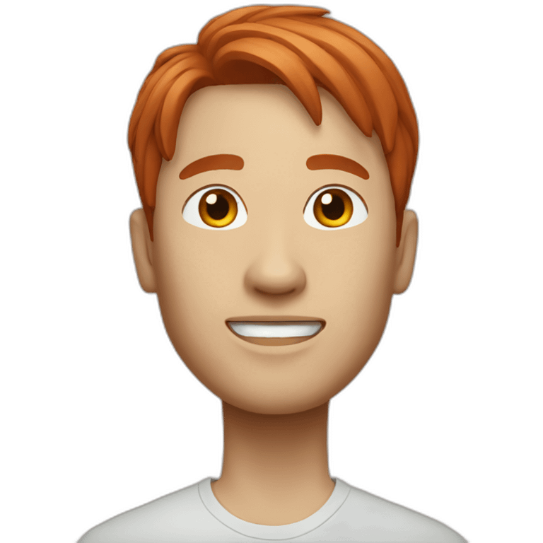 Redhair Chinese man emoji