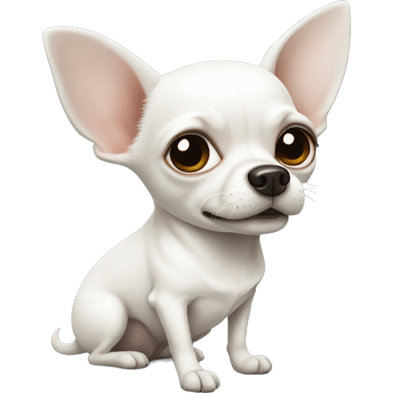 white chihuahua emoji