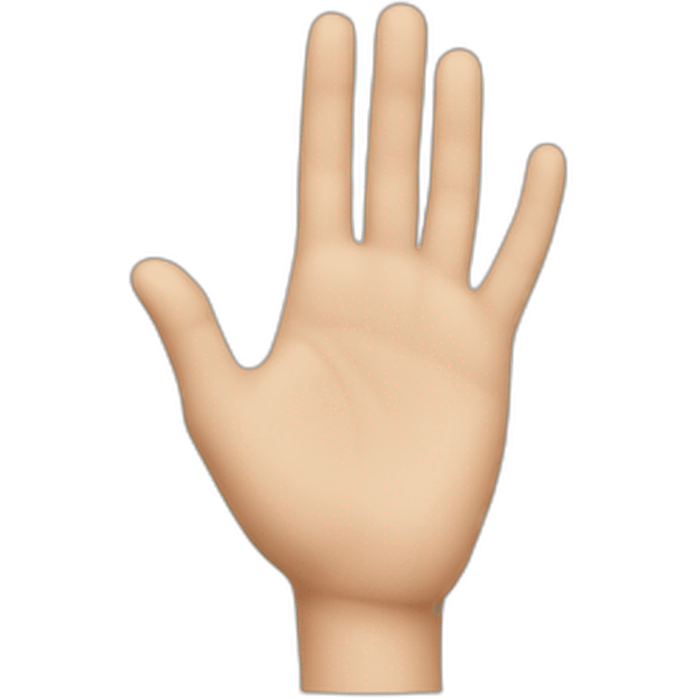 Hand emoji