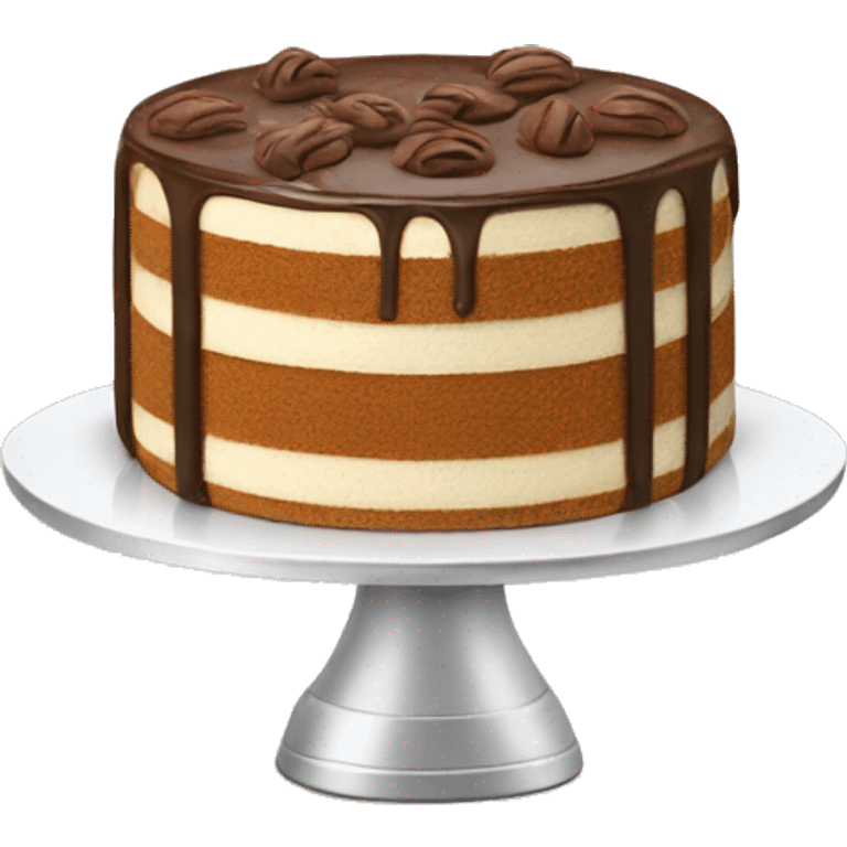 Tiramisu cake emoji