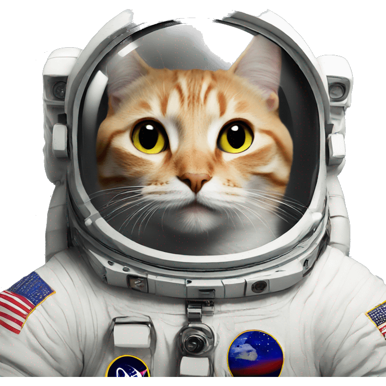 astronaut cat in space  emoji