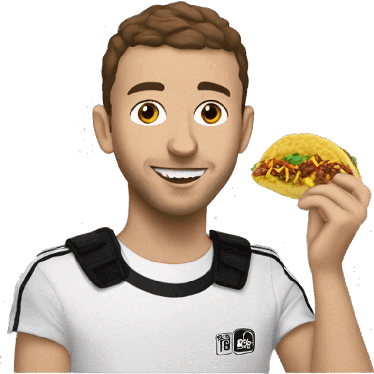 Tyler Joseph eating Taco Bell  emoji