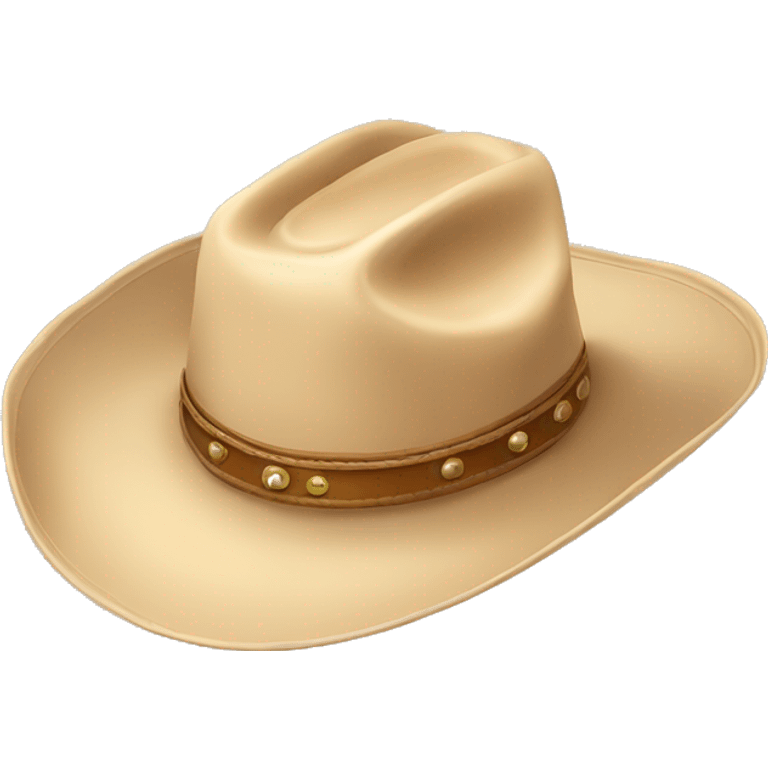 Beige Cowboy mexican hat  emoji