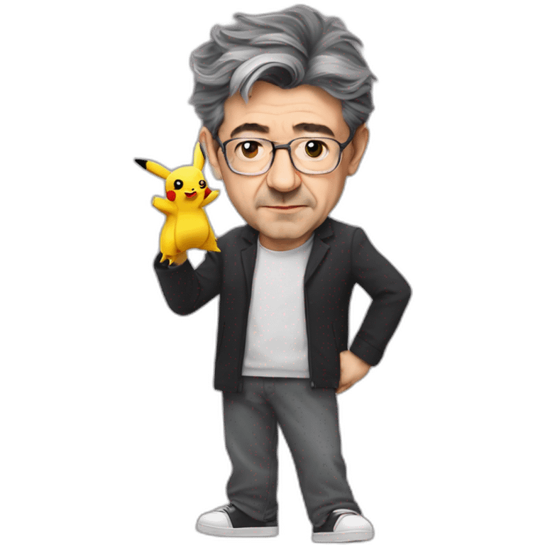 Jean Luc Mélenchon as a pokémon emoji