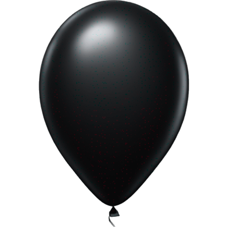 black balloon emoji