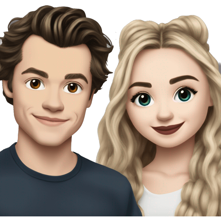 sabrina carpenter con harry styles emoji