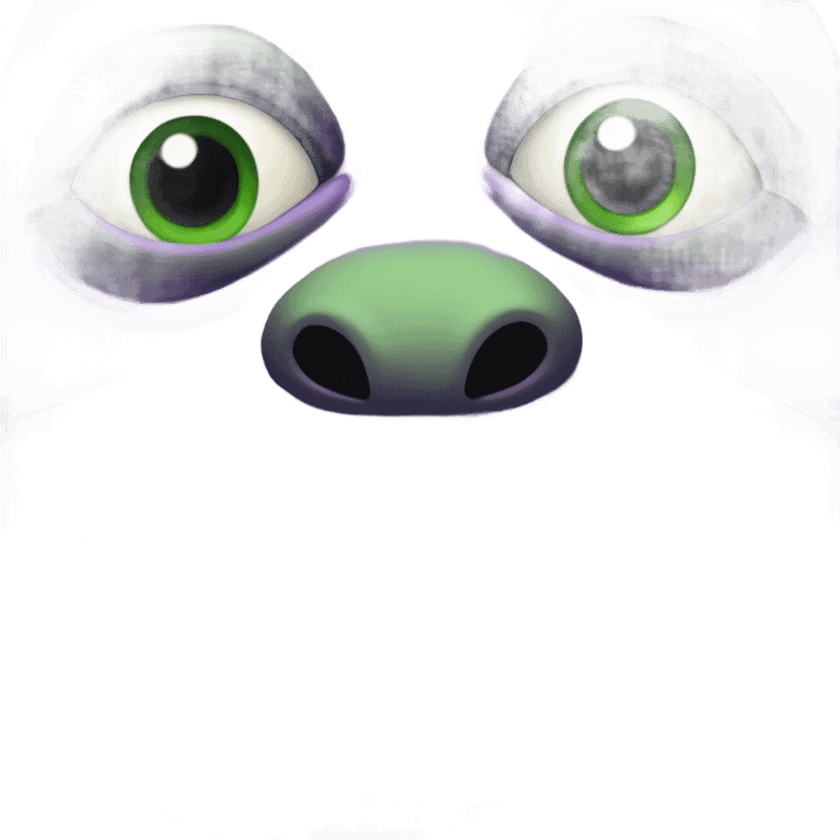 purple and green (solana colors) pepe the frog emoji