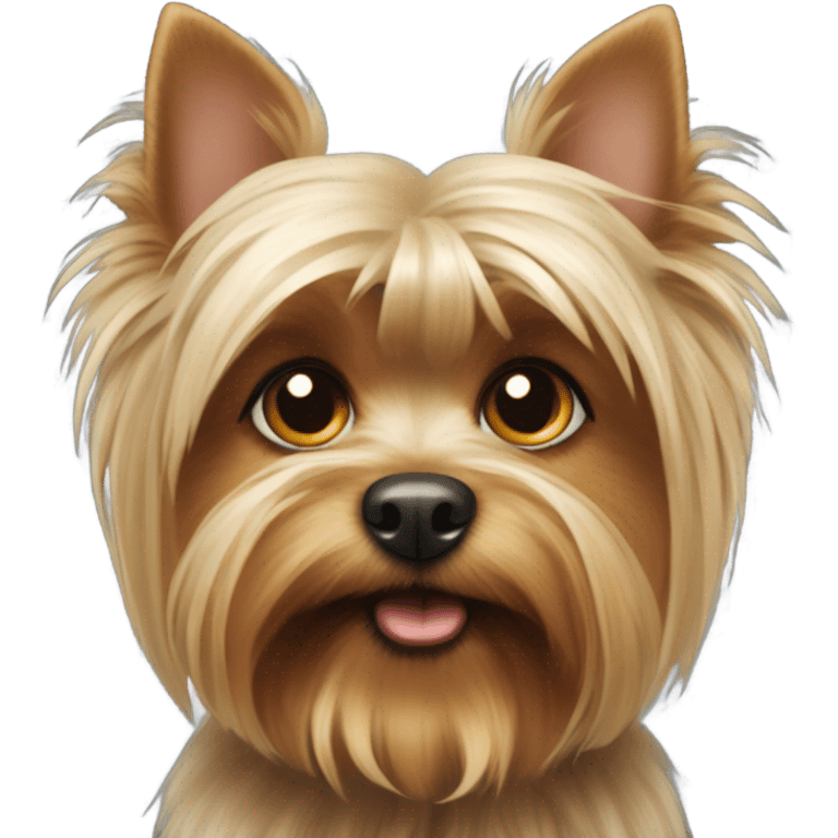 Yorkie dog emoji