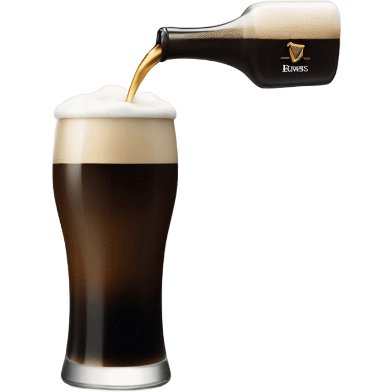 Splitting the G Guinness emoji