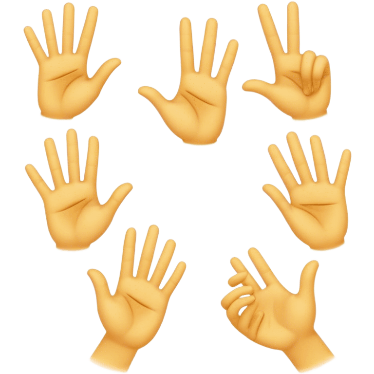 Sign language emoji