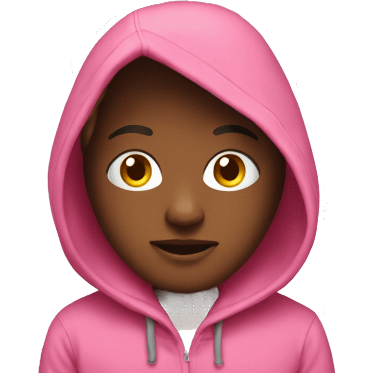 Pink hoodie  emoji