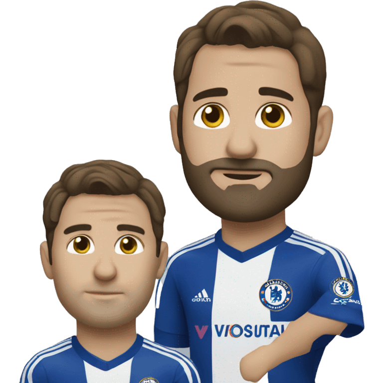 Leon con camisa del chelsea emoji