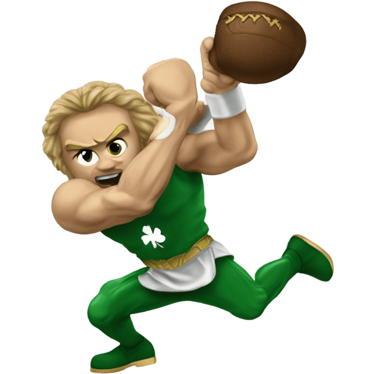 Fighting Irish defeating Nitney Lions emoji