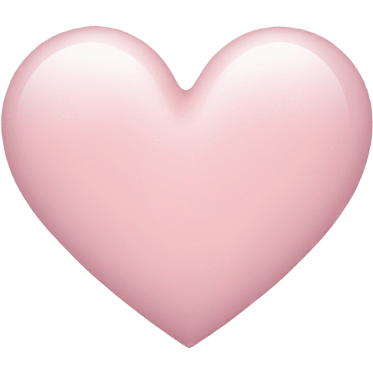 Light pink heart  emoji