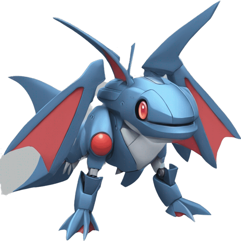 Sharpedo-Gabite-Salamence-Medabot-Mecha full body emoji