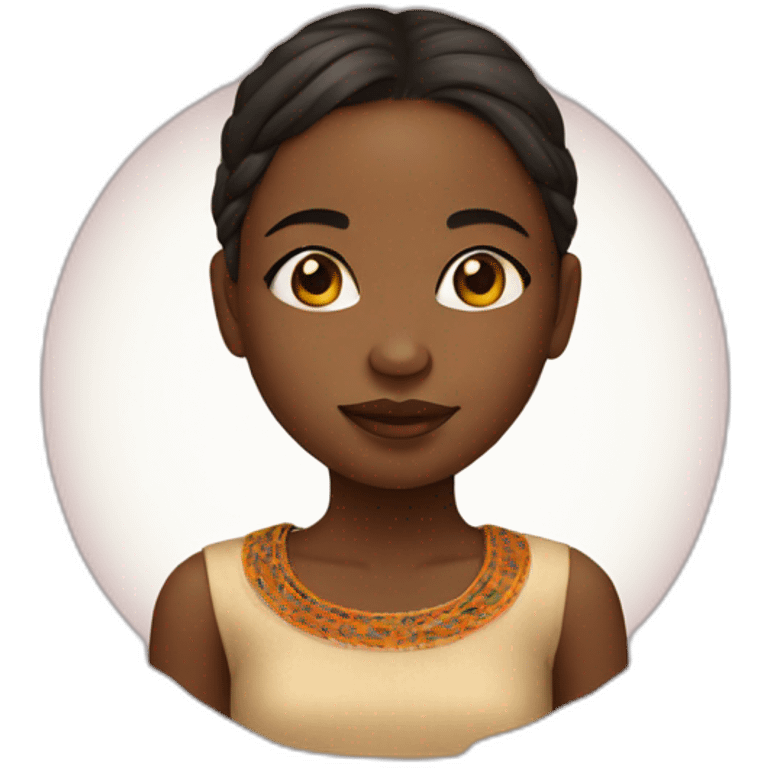 Girl from benin emoji