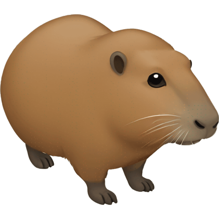 capybara with bow emoji