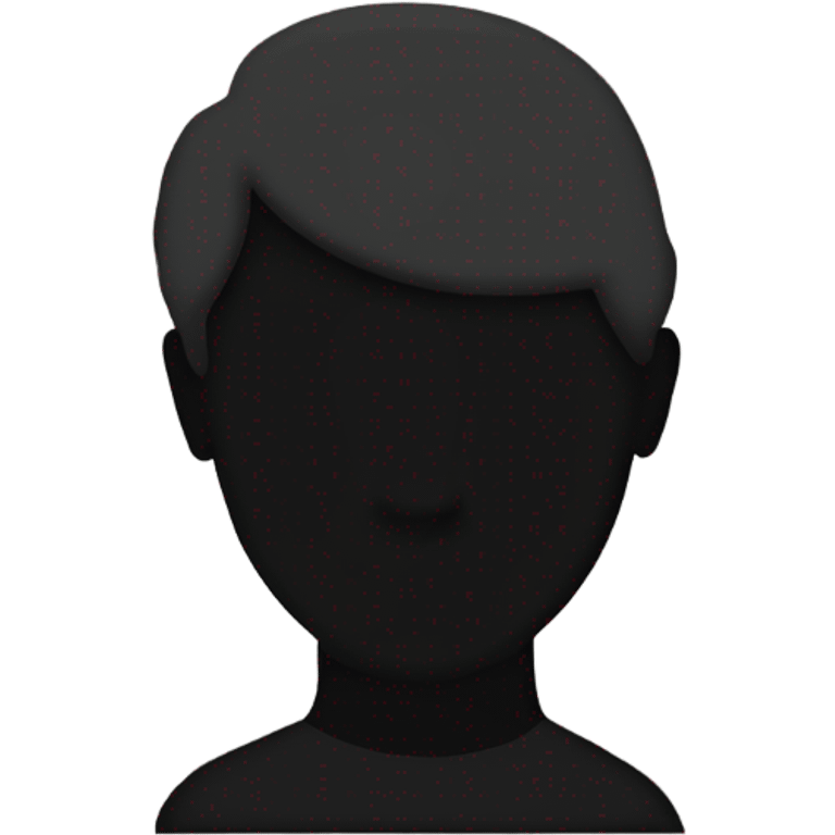 person silhouette emoji