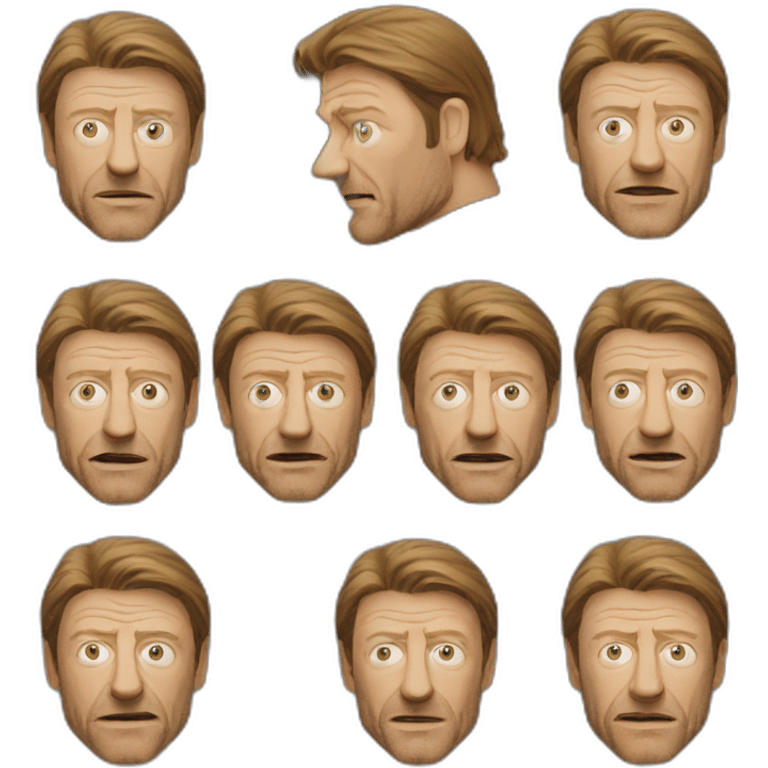 sean bean has many faces emoji