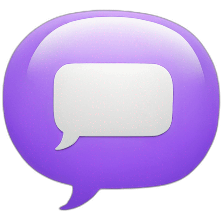 speech bubble emoji