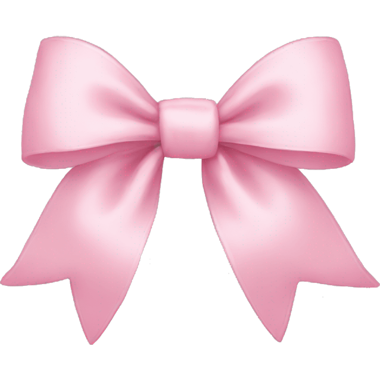 Light pink bows emoji