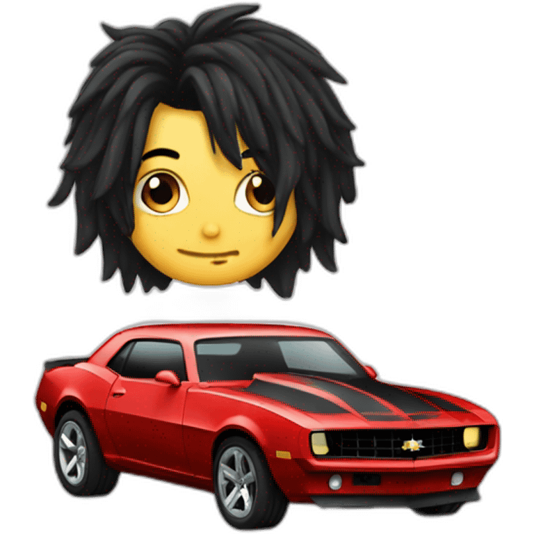 camaro with emo hair emoji