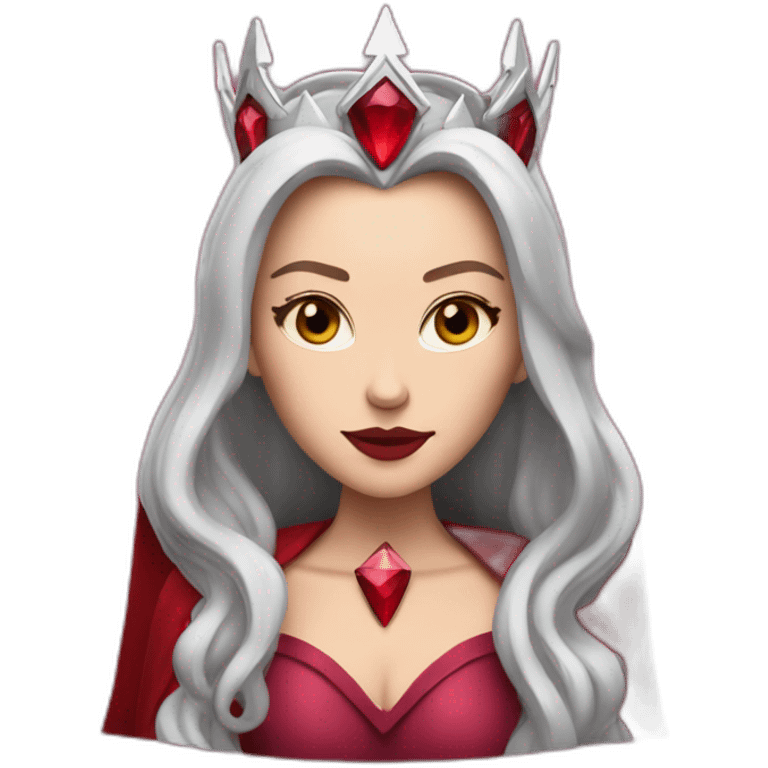 The scarlet witch with crown emoji