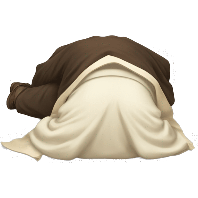 face down Harry Potter robe Person lying down face down emoji