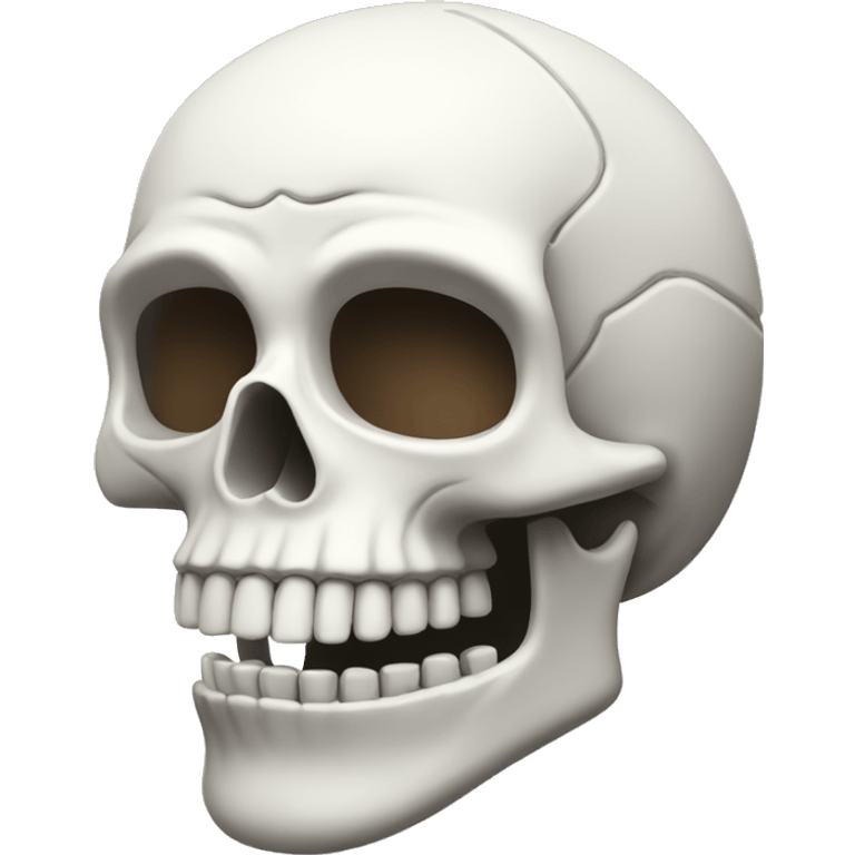 white skull emoji