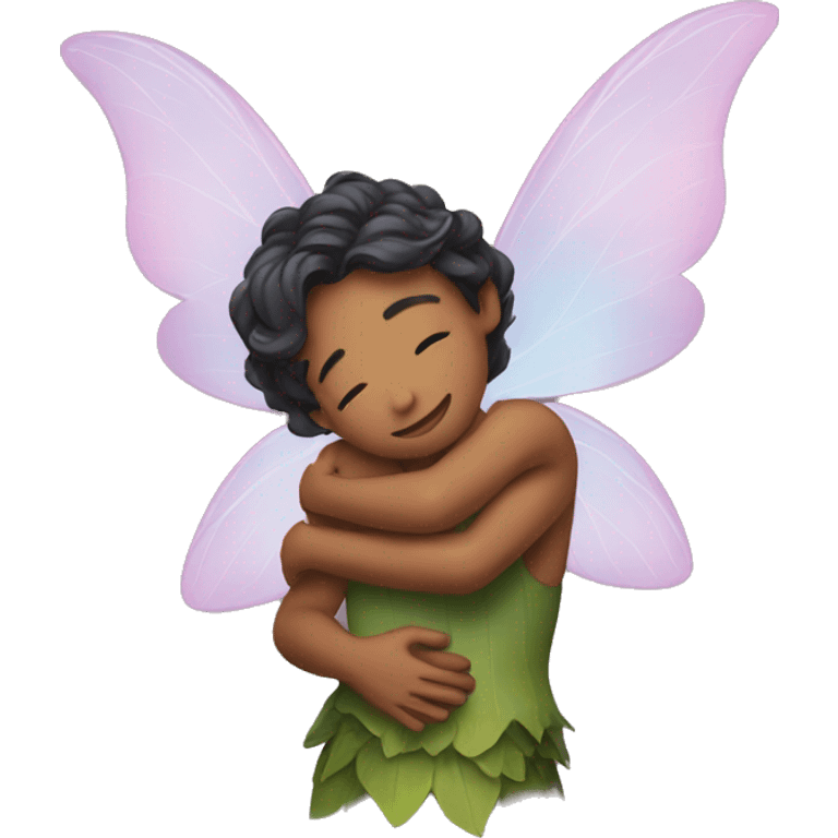 Fairy hugging  emoji