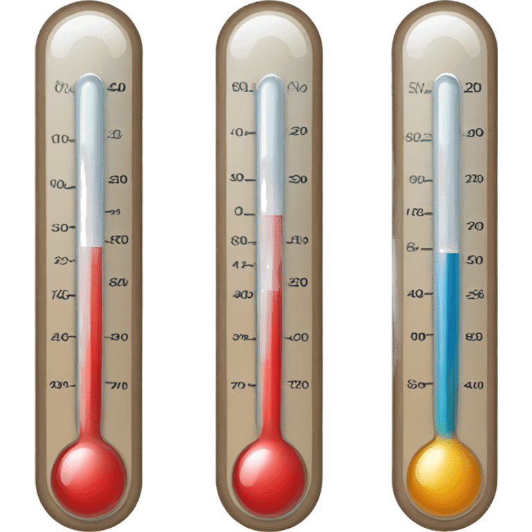 Children's thermometer emoji