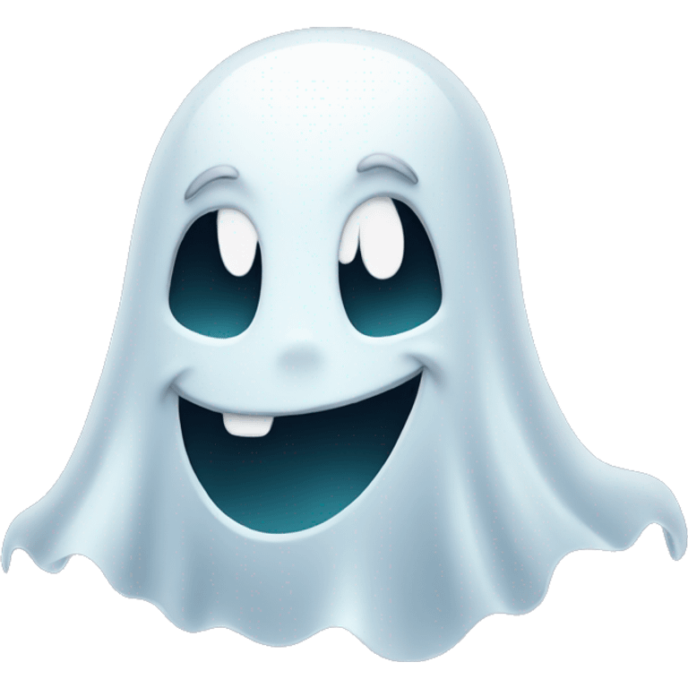 ghost smiling emoji