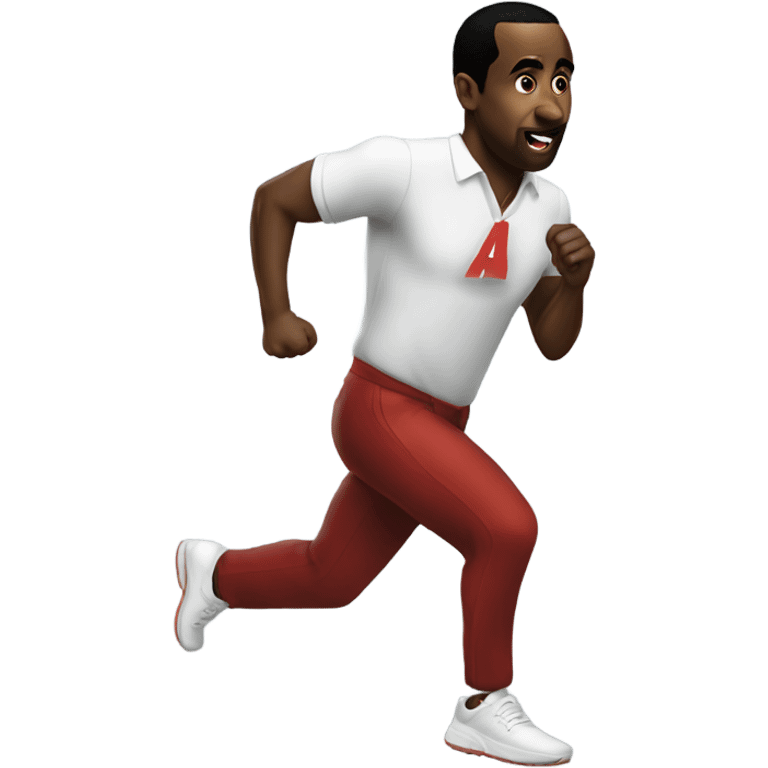 P diddy running emoji