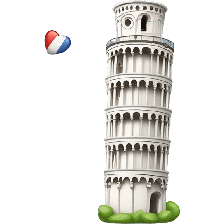 leaning tower of pisa emoji