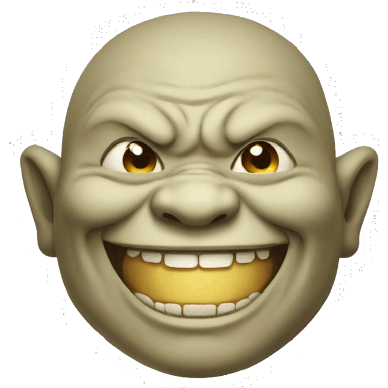 Japanese ogre smiling imp emoji