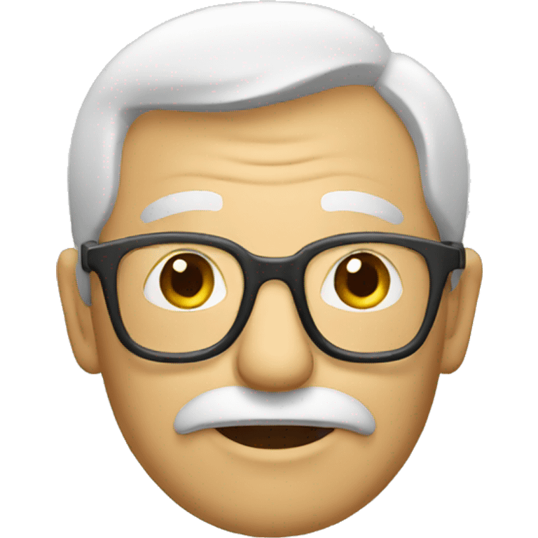 old man reading emoji